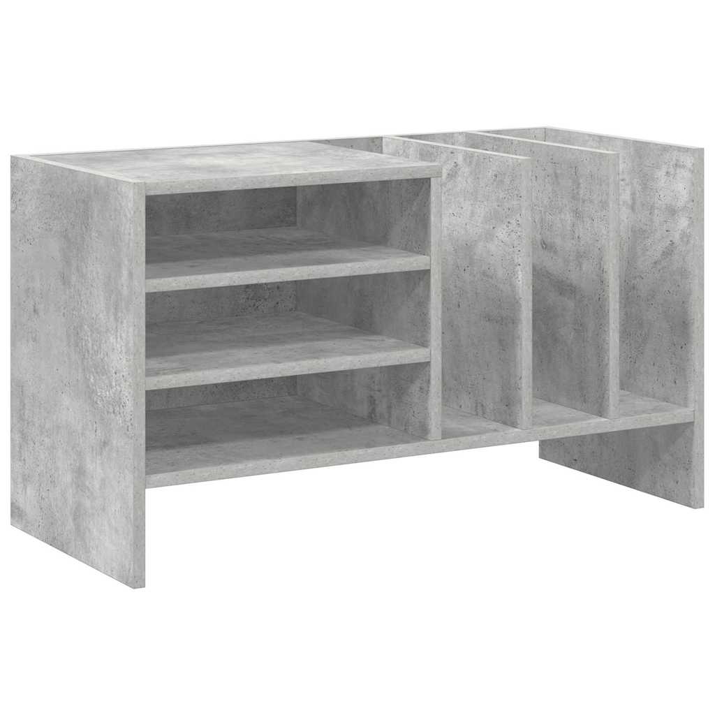 vidaXL Ντουλάπι δίσκων βινυλίου Σκυρόδεμα Γκρι 78,5 x 35 x 45 εκ