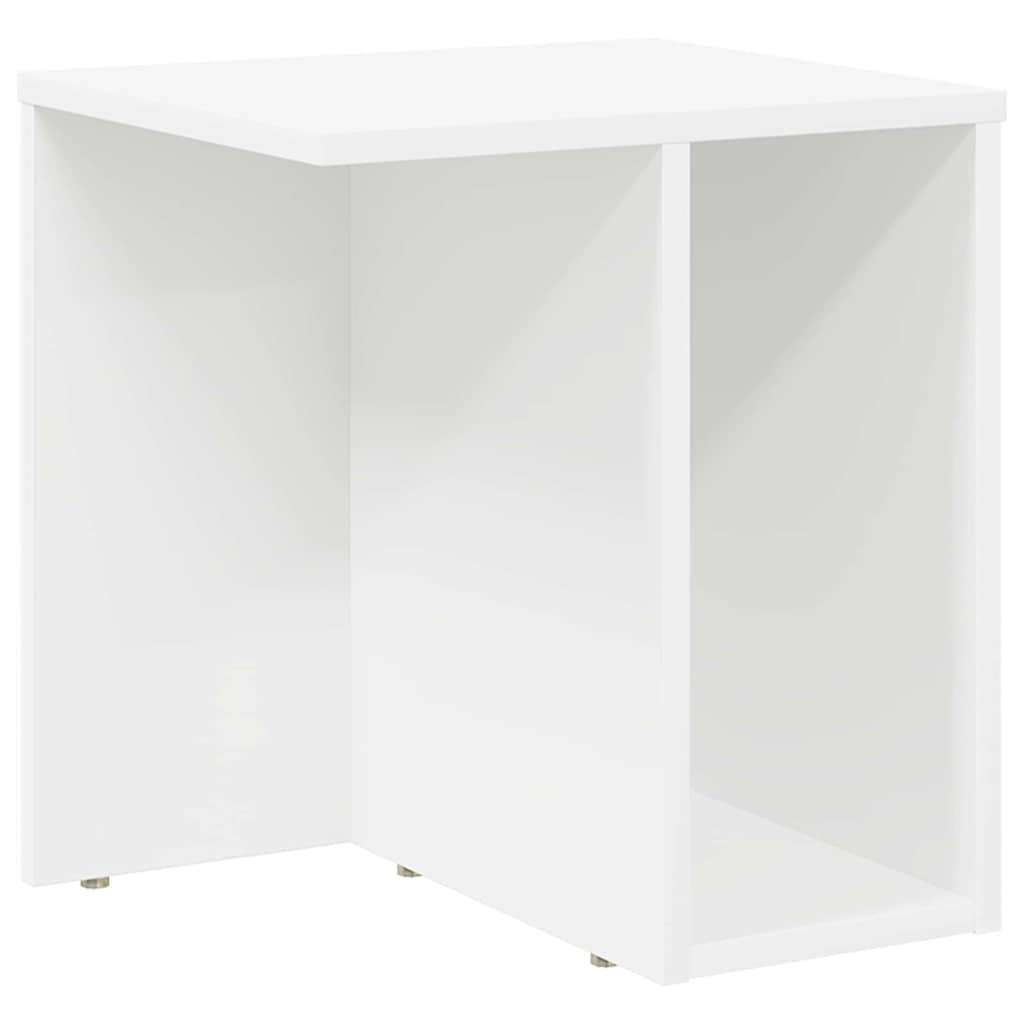 vidaXL End Table 2 pcs Λευκό 37 x 32 x 40 εκ Επεξεργασμένο ξύλο
