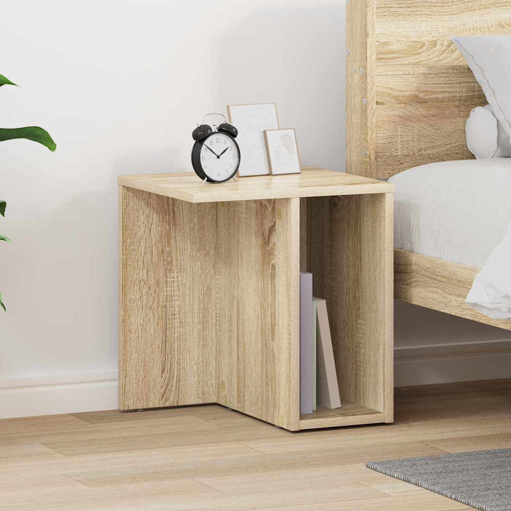 vidaXL End Table Δρύς Sonoma 37 x 32 x 40 εκ Επεξεργασμένο ξύλο