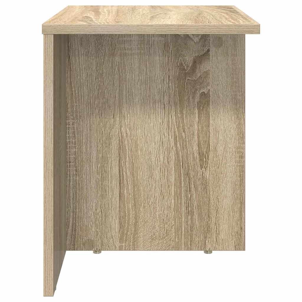 vidaXL End Table 2 pcs Δρύς Sonoma 37 x 32 x 40 εκ Επεξεργασμένο ξύλο