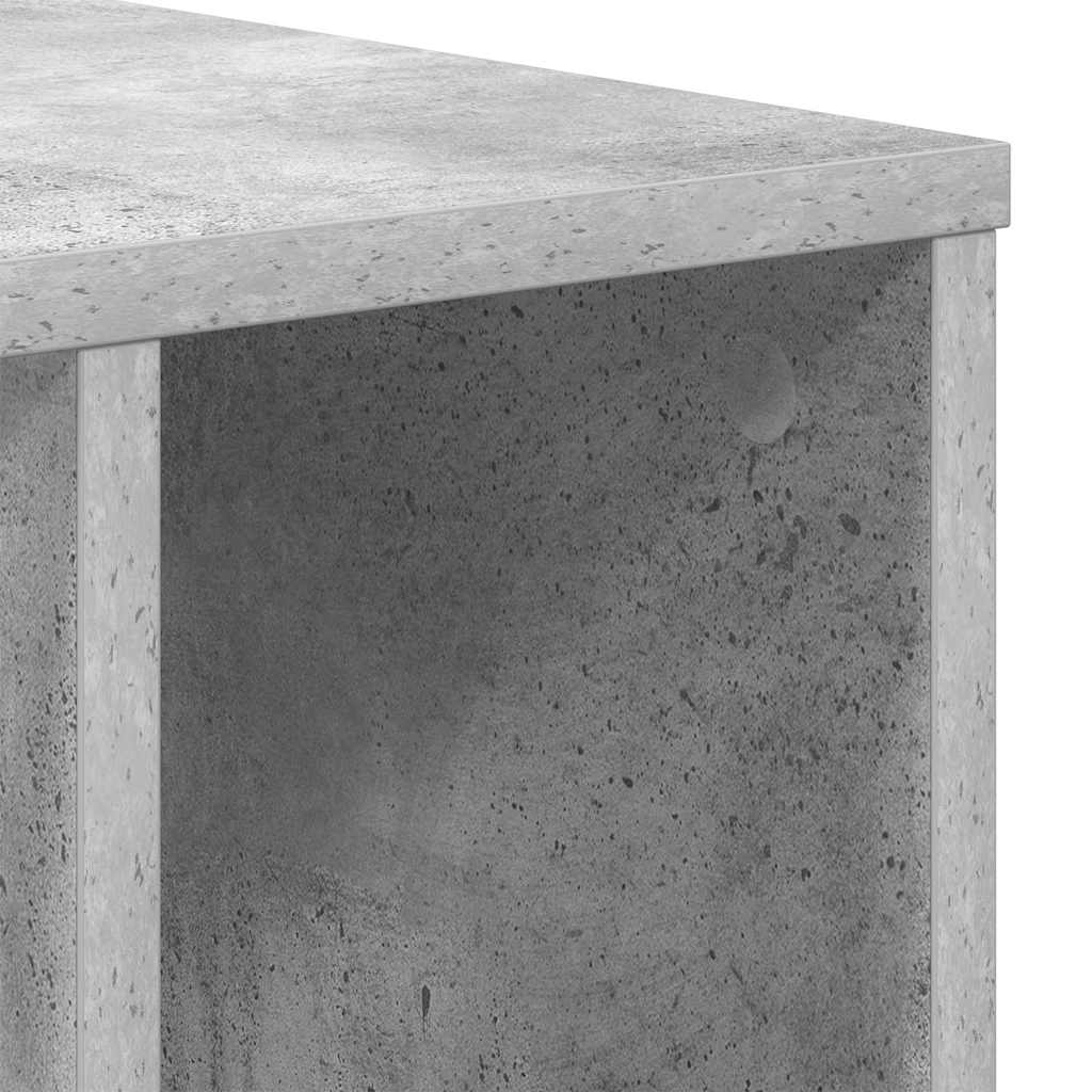 vidaXL End Table 2 pcs Σκυρόδεμα Γκρι 37 x 32 x 40 εκ