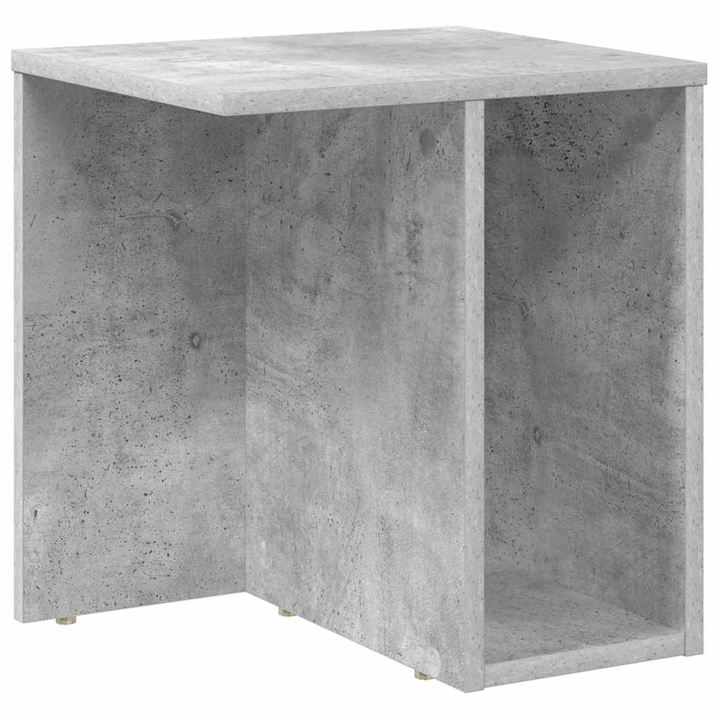 vidaXL End Table 2 pcs Σκυρόδεμα Γκρι 37 x 32 x 40 εκ