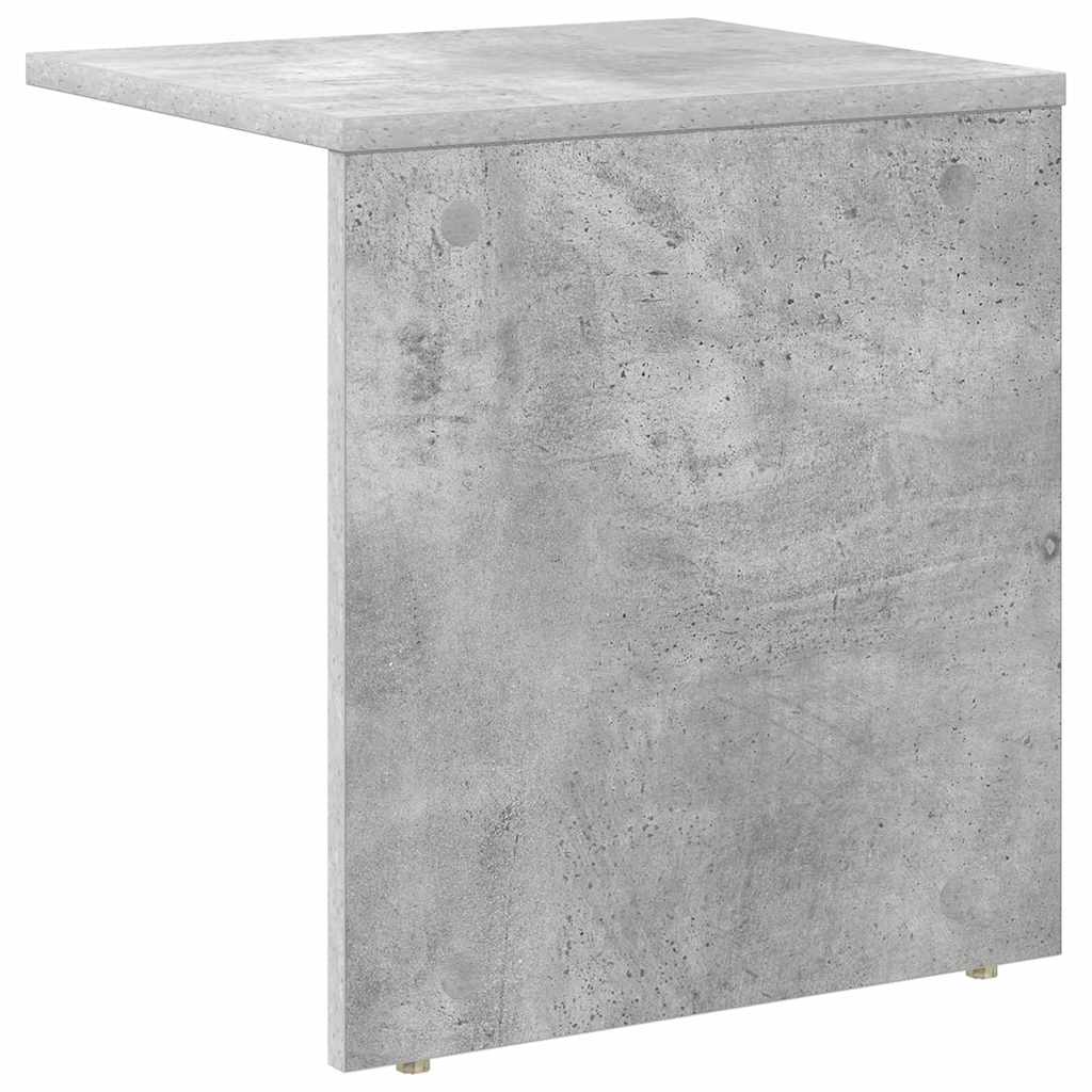 vidaXL End Table 2 pcs Σκυρόδεμα Γκρι 37 x 32 x 40 εκ