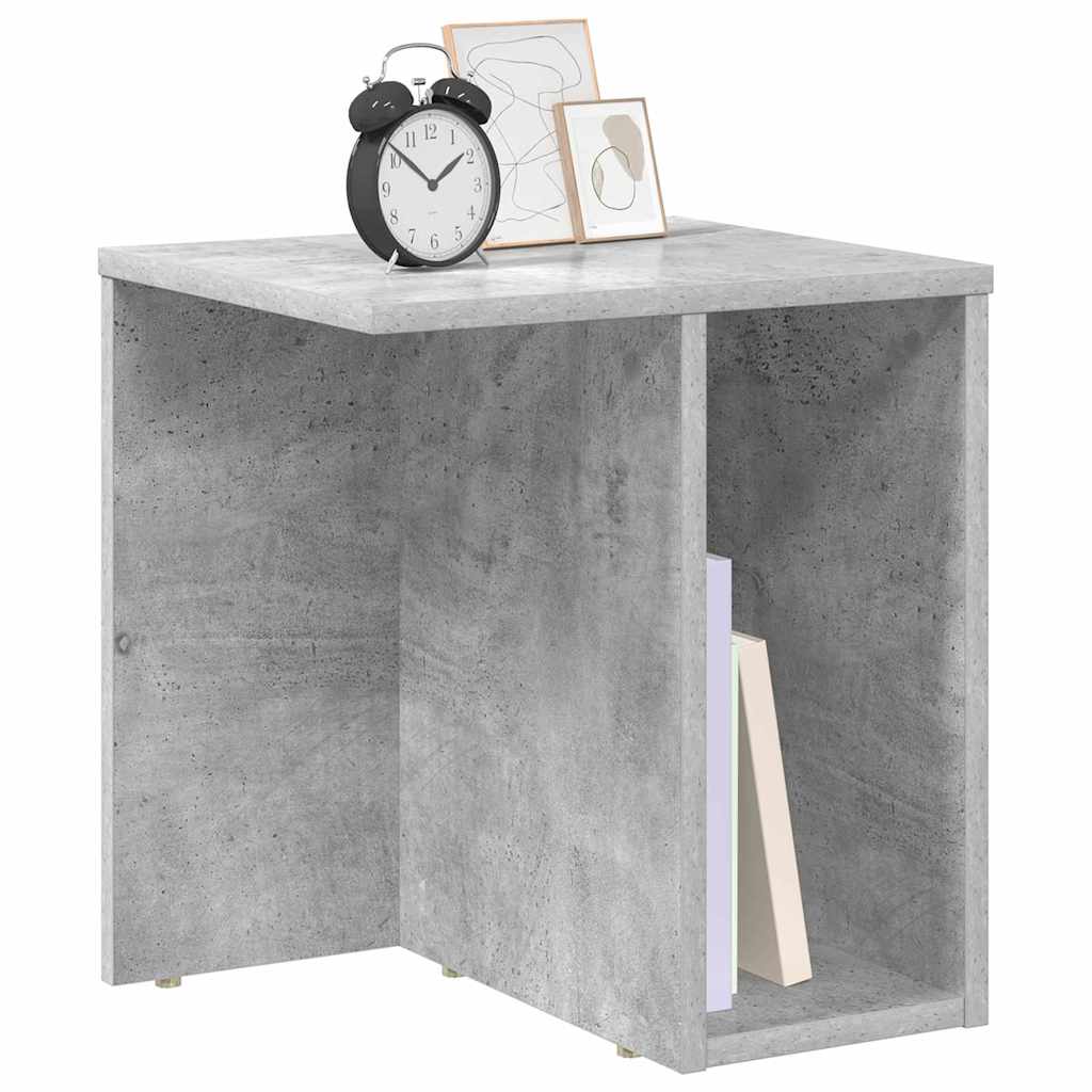 vidaXL End Table 2 pcs Σκυρόδεμα Γκρι 37 x 32 x 40 εκ