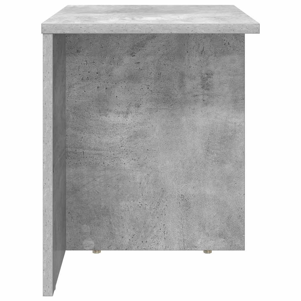 vidaXL End Table 2 pcs Σκυρόδεμα Γκρι 37 x 32 x 40 εκ