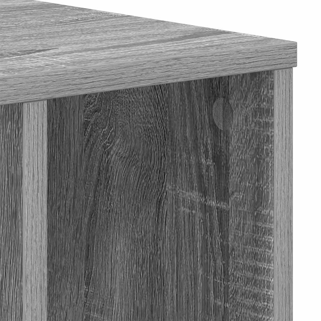 vidaXL End Table Γκρίζο Σονομα 37 x 32 x 40 εκ Επεξεργασμένο ξύλο