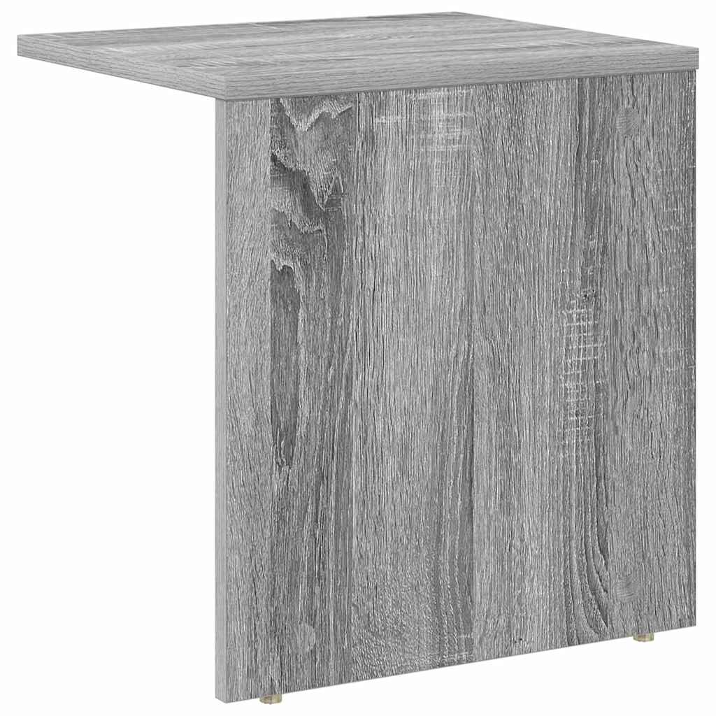 vidaXL End Table Γκρίζο Σονομα 37 x 32 x 40 εκ Επεξεργασμένο ξύλο