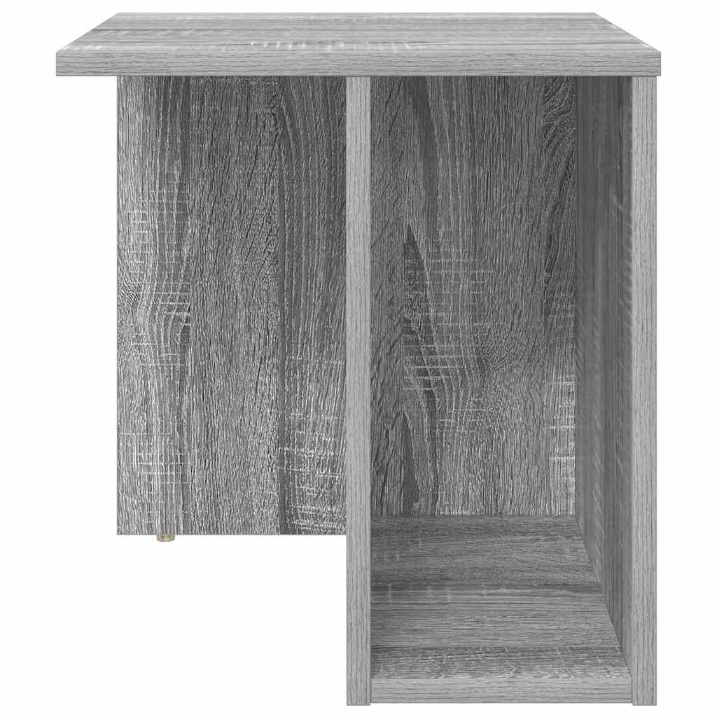 vidaXL End Table Γκρίζο Σονομα 37 x 32 x 40 εκ Επεξεργασμένο ξύλο