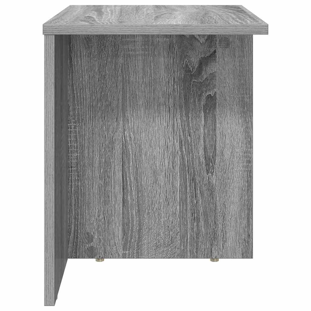 vidaXL End Table Γκρίζο Σονομα 37 x 32 x 40 εκ Επεξεργασμένο ξύλο