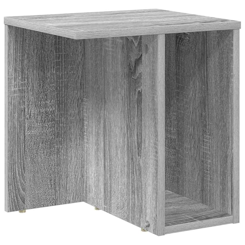 vidaXL End Table 2 pcs Γκρίζο Σονομα 37 x 32 x 40 εκ