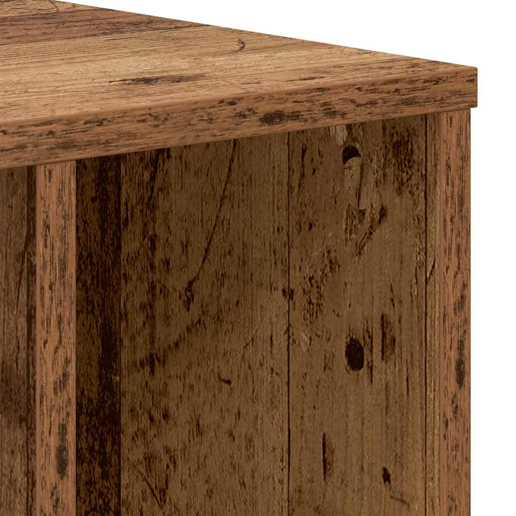 vidaXL End Table Παλιό ξύλο 37 x 32 x 40 εκ Επεξεργασμένο ξύλο