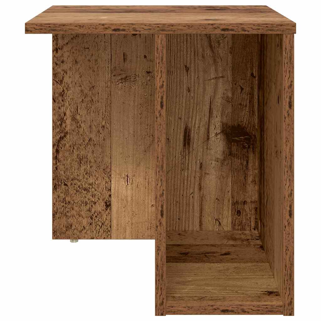 vidaXL End Table Παλιό ξύλο 37 x 32 x 40 εκ Επεξεργασμένο ξύλο