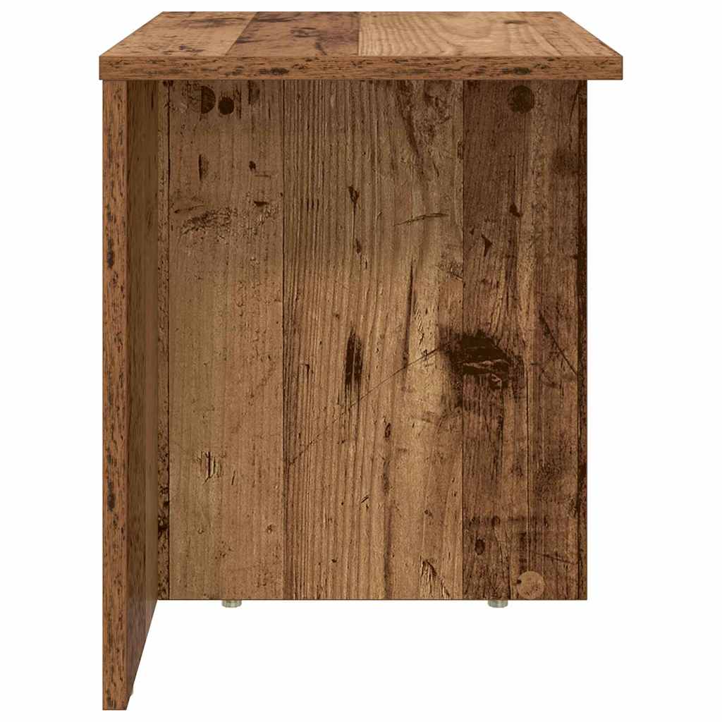 vidaXL End Table 2 pcs Παλιό ξύλο 37 x 32 x 40 εκ Επεξεργασμένο ξύλο