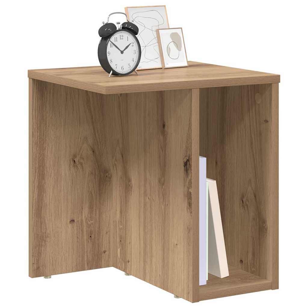 vidaXL End Table 2 pcs Artisan Oak 37 x 32 x 40 εκ Επεξεργασμένο ξύλο