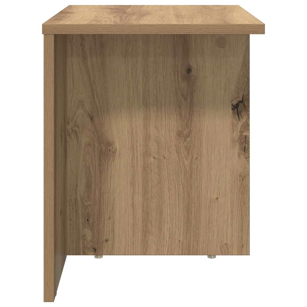 vidaXL End Table 2 pcs Artisan Oak 37 x 32 x 40 εκ Επεξεργασμένο ξύλο