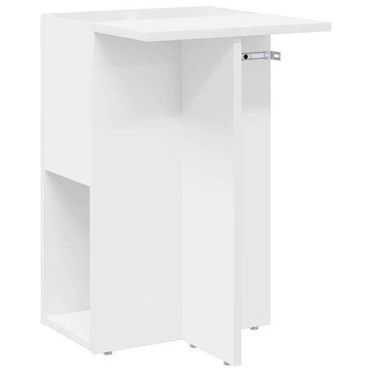 vidaXL End Table Λευκό 35 x 40 x 55 εκ. Επεξεργασμένο ξύλο