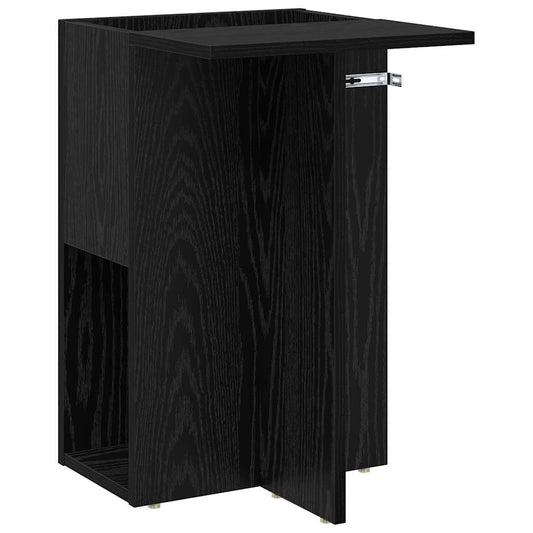 vidaXL End Table Μαύρη Οξυά 35 x 40 x 55 εκ. Επεξεργασμένο ξύλο