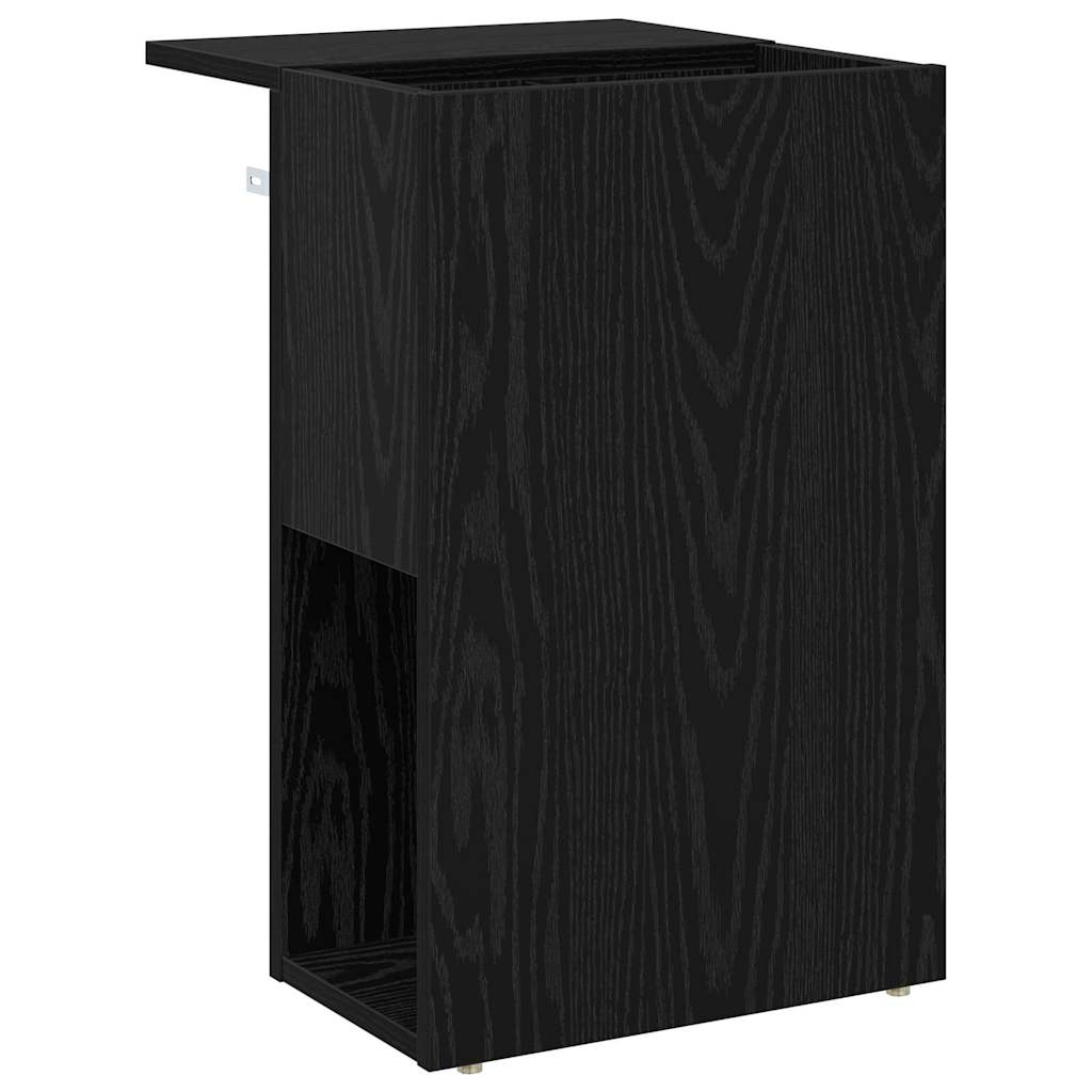 vidaXL End Table Μαύρη Οξυά 35 x 40 x 55 εκ. Επεξεργασμένο ξύλο