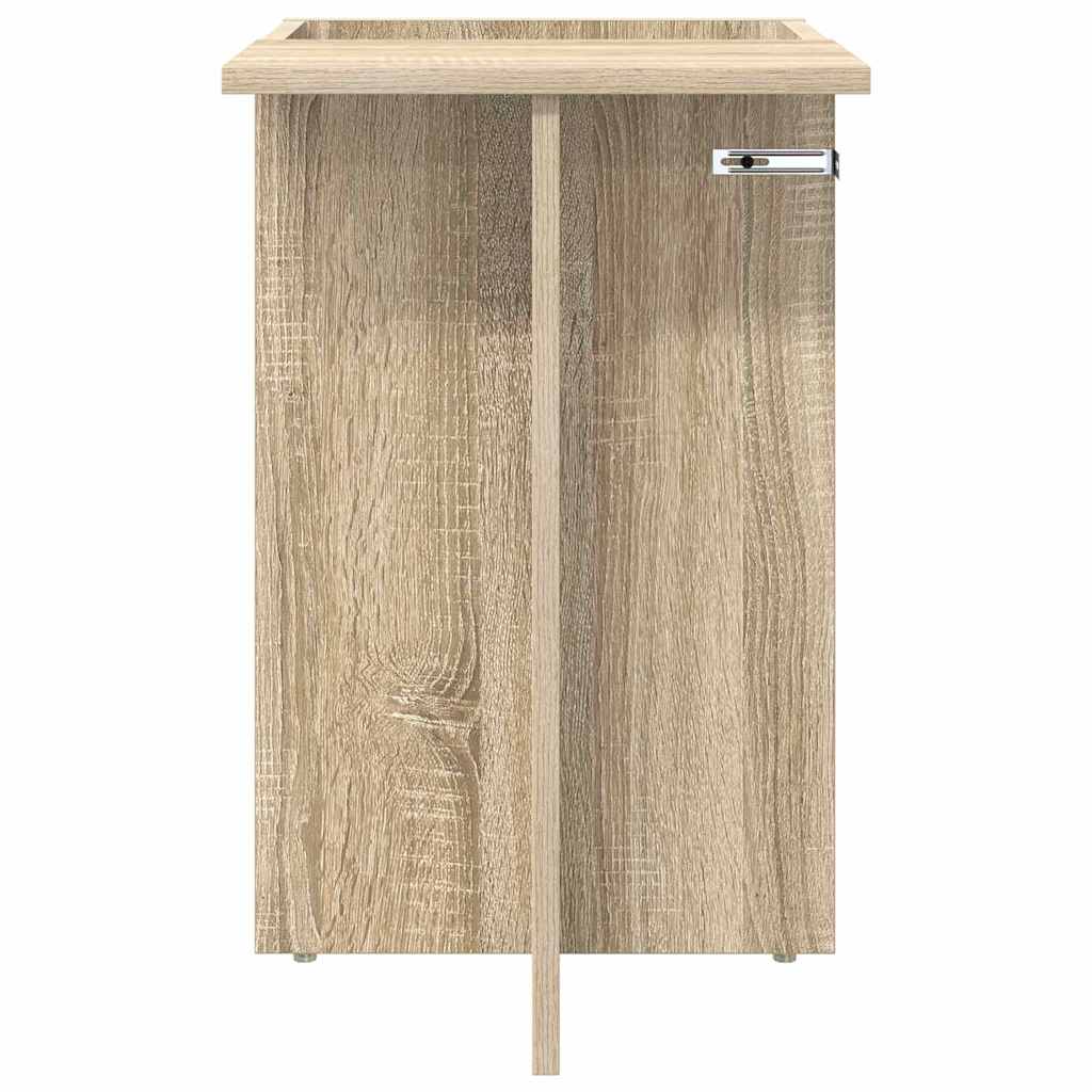 vidaXL End Table Δρύς Sonoma 35 x 40 x 55 εκ. Επεξεργασμένο ξύλο