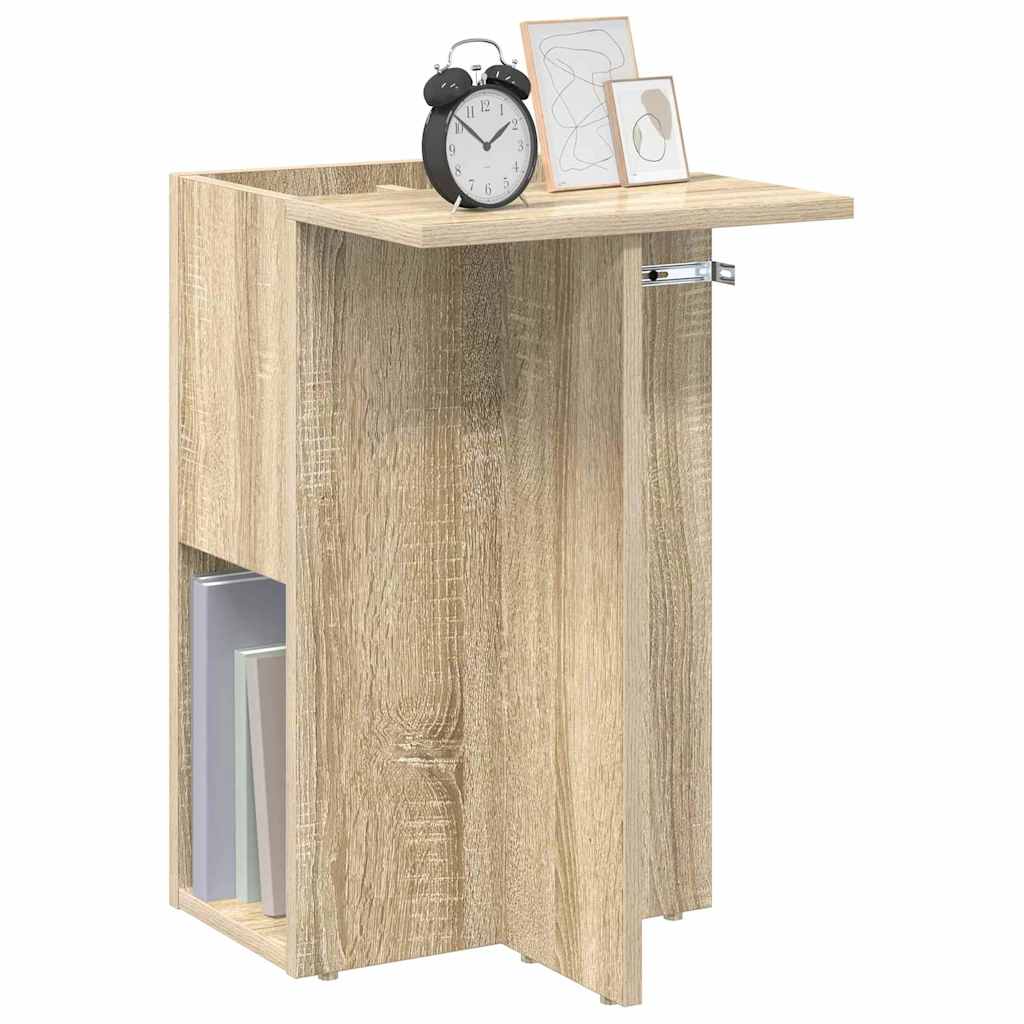 vidaXL End Table Δρύς Sonoma 35 x 40 x 55 εκ. Επεξεργασμένο ξύλο