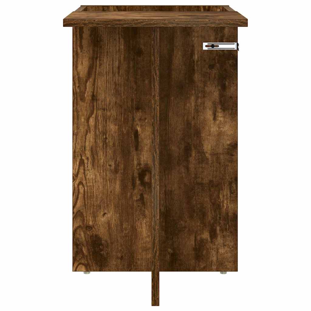 vidaXL End Table Καπνιστό Δρύς 35 x 40 x 55 εκ. Επεξεργασμένο ξύλο
