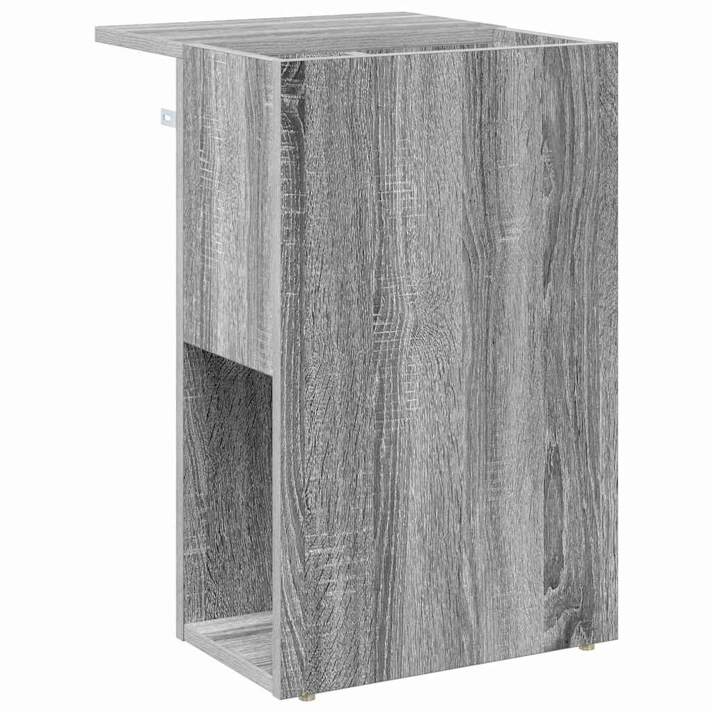 vidaXL End Table Γκρίζο Σονομα 35 x 40 x 55 εκ. Επεξεργασμένο ξύλο