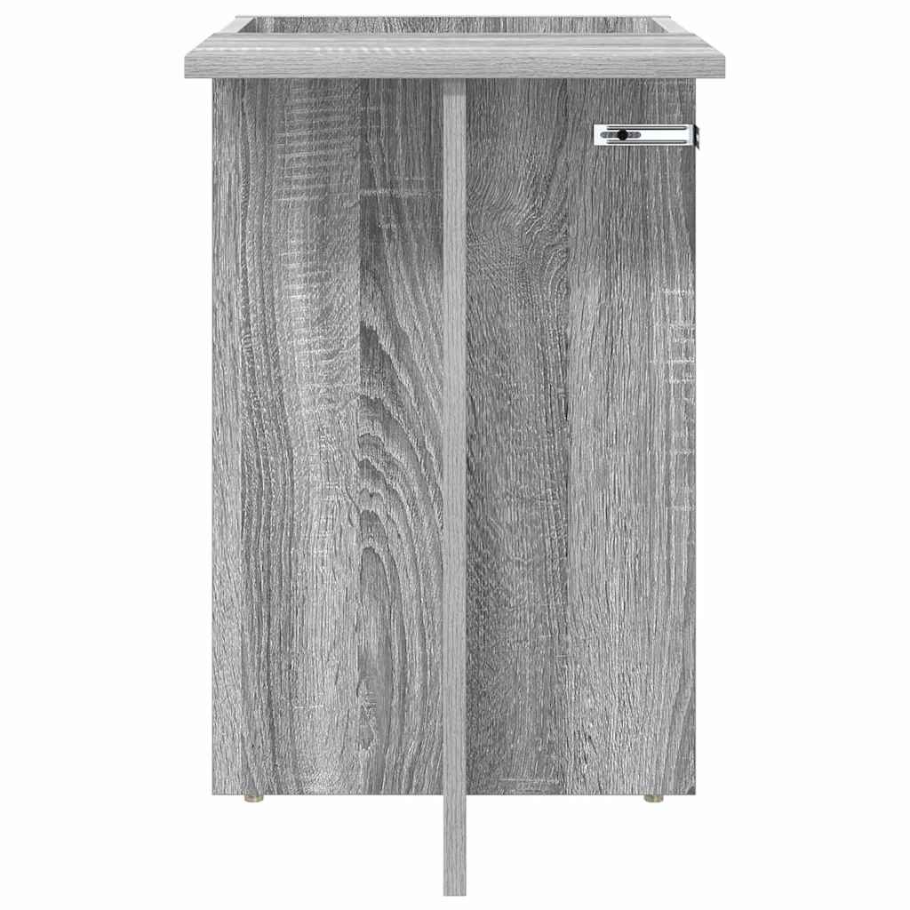 vidaXL End Table Γκρίζο Σονομα 35 x 40 x 55 εκ. Επεξεργασμένο ξύλο