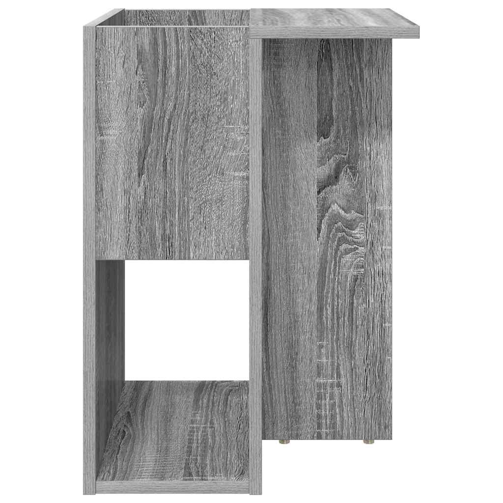 vidaXL End Table Γκρίζο Σονομα 35 x 40 x 55 εκ. Επεξεργασμένο ξύλο