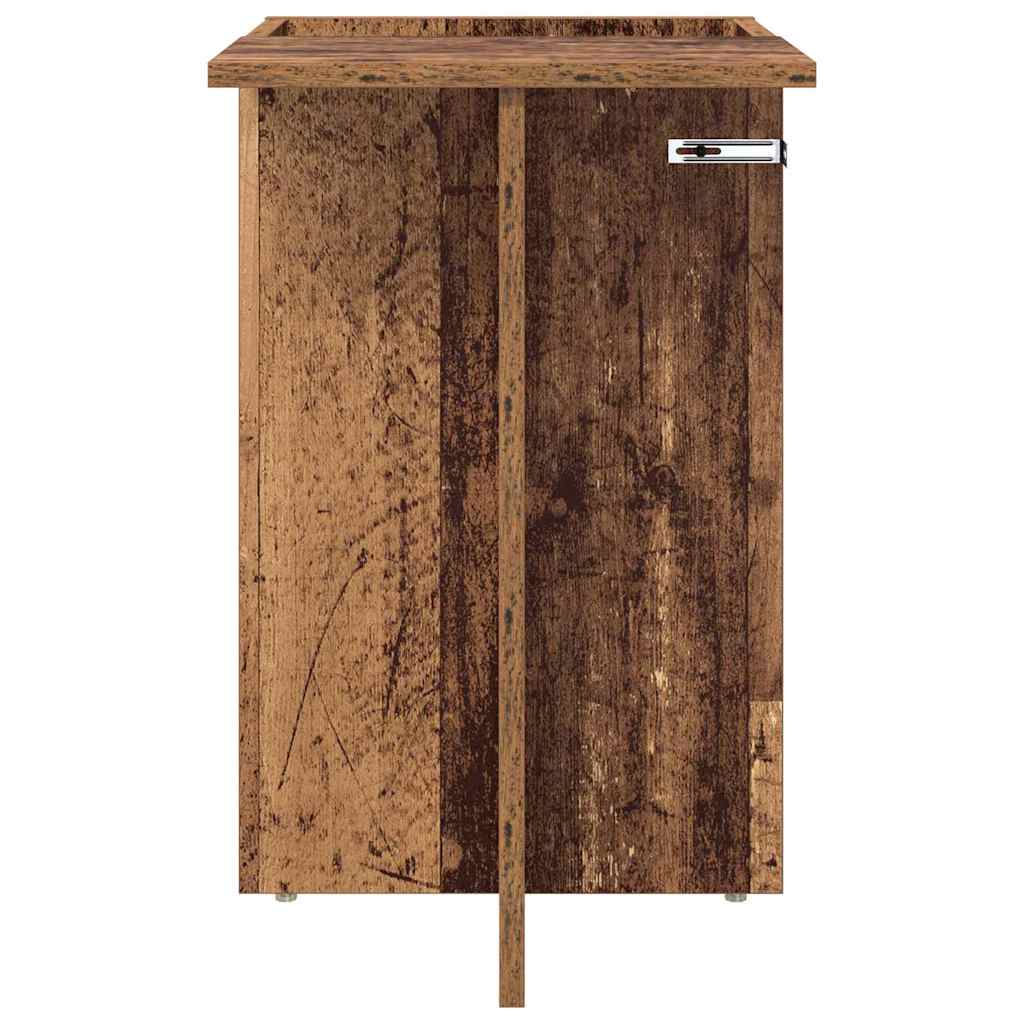 vidaXL End Table Παλιό ξύλο 35 x 40 x 55 εκ. Επεξεργασμένο ξύλο