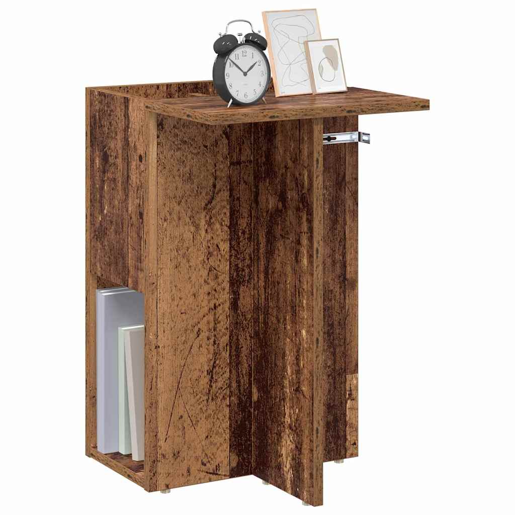 vidaXL End Table Παλιό ξύλο 35 x 40 x 55 εκ. Επεξεργασμένο ξύλο
