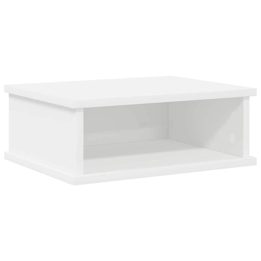 vidaXL Κομοδίνο Λευκό 40 x 31 x 15 εκ Επεξεργασμένο Ξύλο