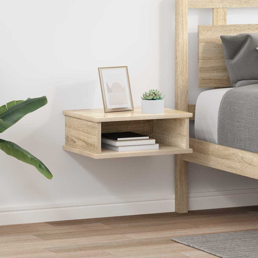 vidaXL Κομοδίνο 2 pcs Δρύς Sonoma 40 x 31 x 15 εκ Επεξεργασμένο ξύλο