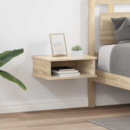 vidaXL Κομοδίνο 2 pcs Δρύς Sonoma 40 x 31 x 15 εκ Επεξεργασμένο ξύλο