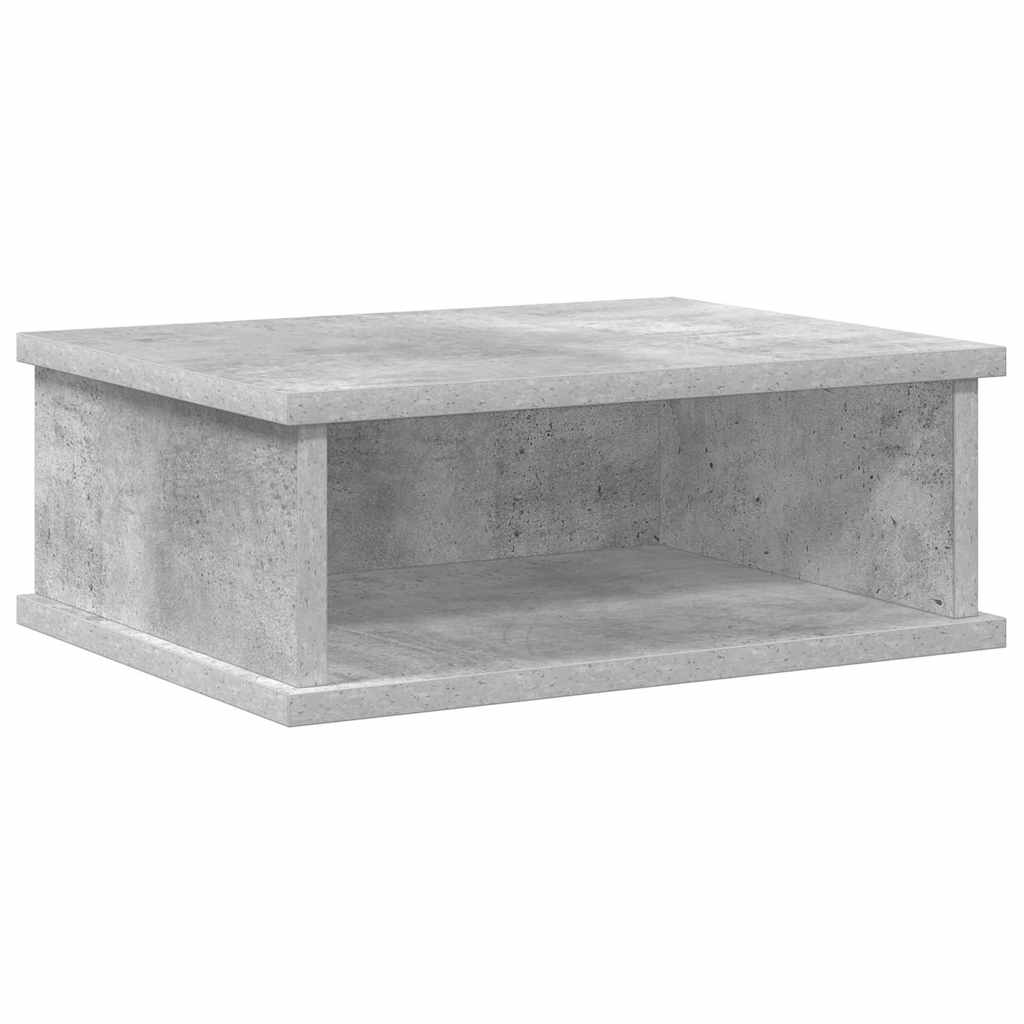vidaXL Κομοδίνο Σκυρόδεμα Γκρι 40 x 31 x 15 εκ Επεξεργασμένο Ξύλο