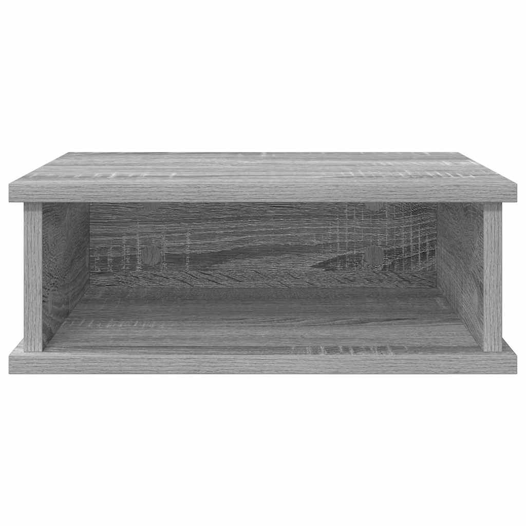 vidaXL Κομοδίνο 2 pcs Γκρίζο Σονομα 40 x 31 x 15 εκ Επεξεργασμένο ξύλο