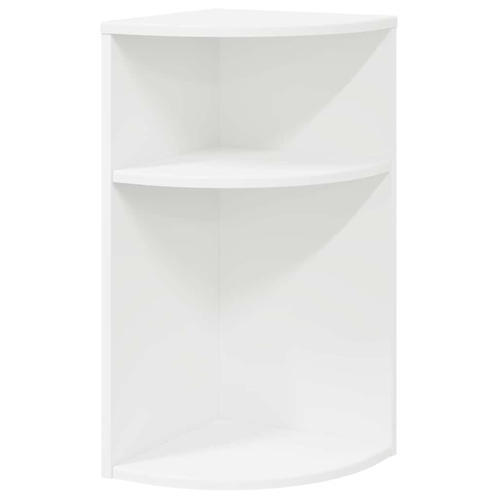 vidaXL End Table Λευκό 29,6 x 29,6 x 60 εκ Επεξεργασμένο ξύλο