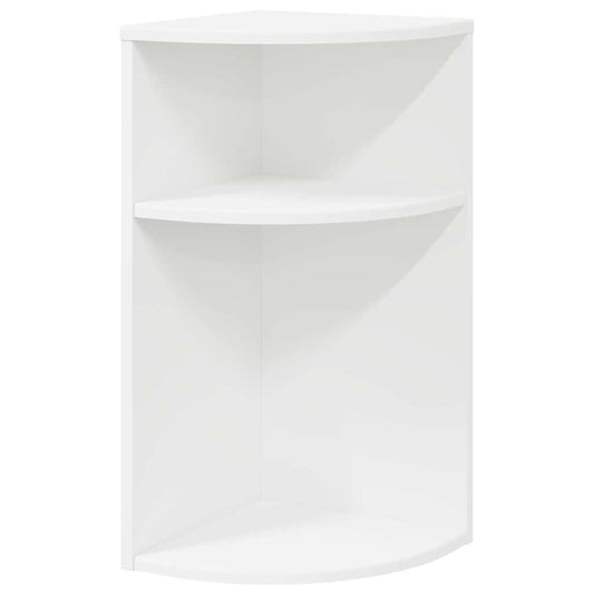 vidaXL End Table Λευκό 29,6 x 29,6 x 60 εκ Επεξεργασμένο ξύλο