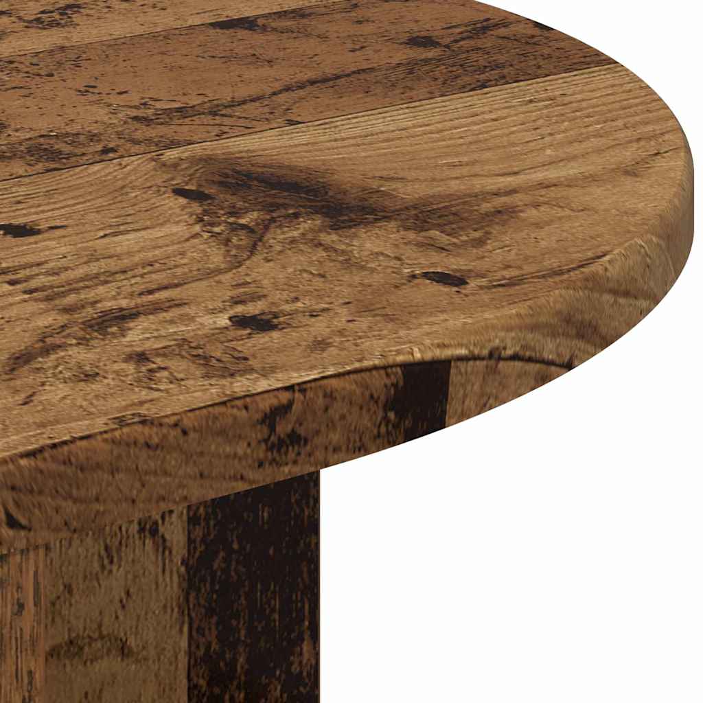 vidaXL End Table Παλιό ξύλο 29,6 x 29,6 x 60 εκ Επεξεργασμένο ξύλο