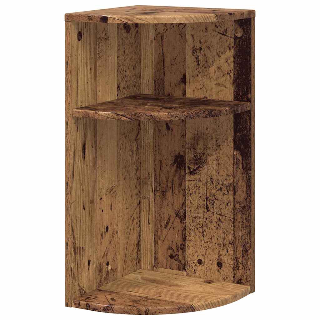 vidaXL End Table Παλιό ξύλο 29,6 x 29,6 x 60 εκ Επεξεργασμένο ξύλο
