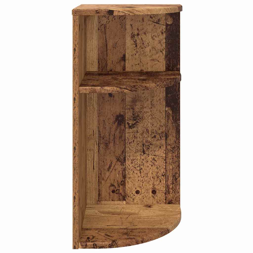 vidaXL End Table Παλιό ξύλο 29,6 x 29,6 x 60 εκ Επεξεργασμένο ξύλο
