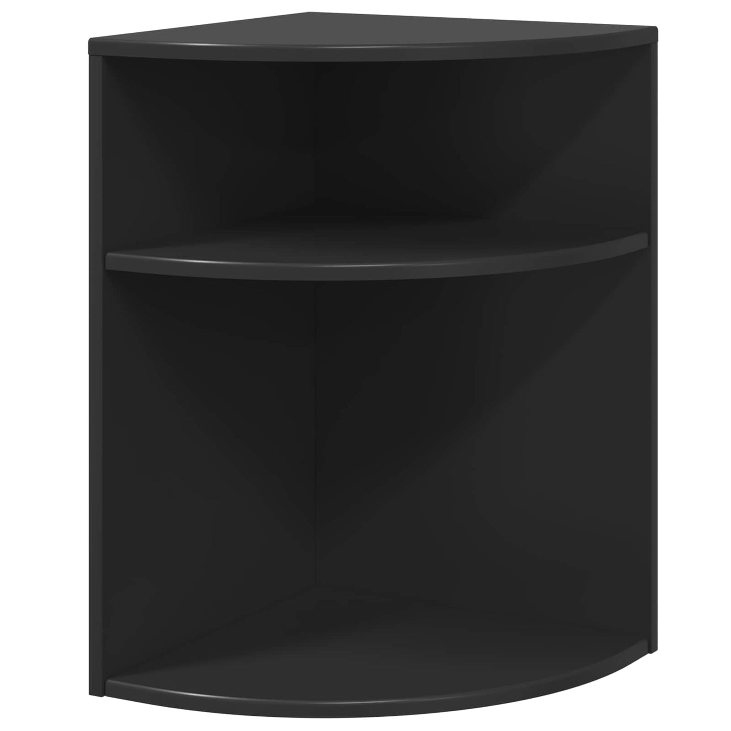 vidaXL End Table 39,7 x 39,7 x 60 εκ Επεξεργασμένο Ξύλο Μαύρο