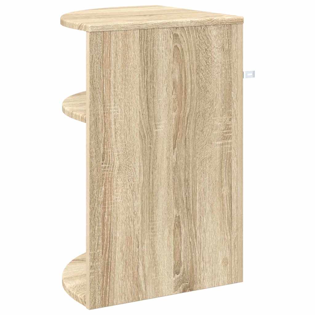 vidaXL End Table Δρύς Sonoma 39,7 x 39,7 x 60 εκ Επεξεργασμένο ξύλο