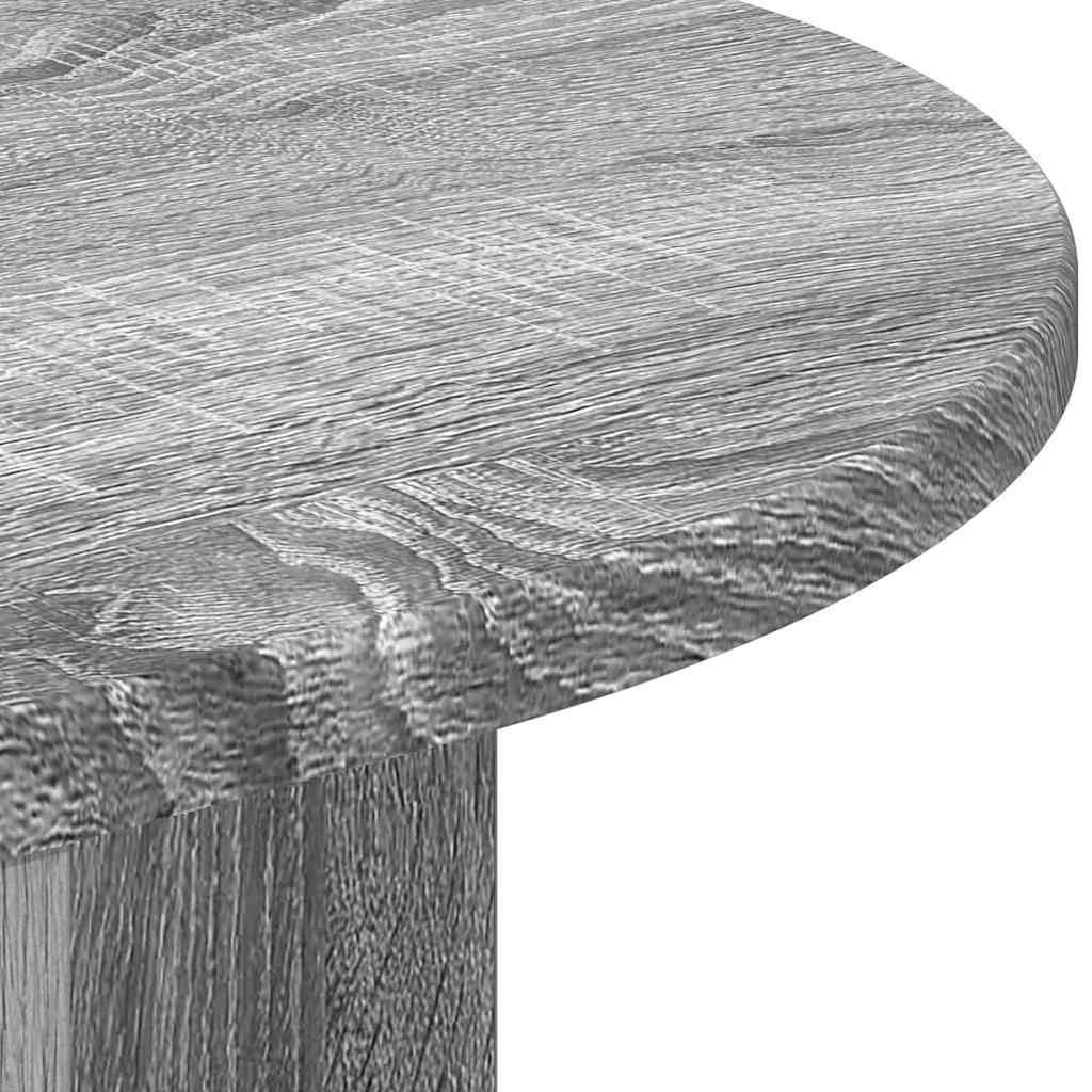 vidaXL End Table Γκρίζο Σονομα 39,7 x 39,7 x 60 εκ Επεξεργασμένο ξύλο