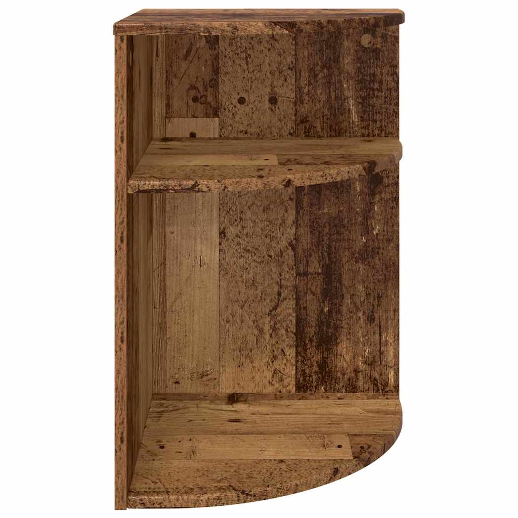 vidaXL End Table Παλιό ξύλο 39,7 x 39,7 x 60 εκ Επεξεργασμένο ξύλο