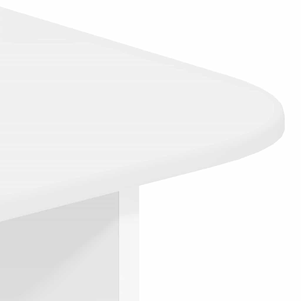 vidaXL Τραπεζάκι σαλονιού Λευκό 93 x 53 x 33 εκ Επεξεργασμένο ξύλο