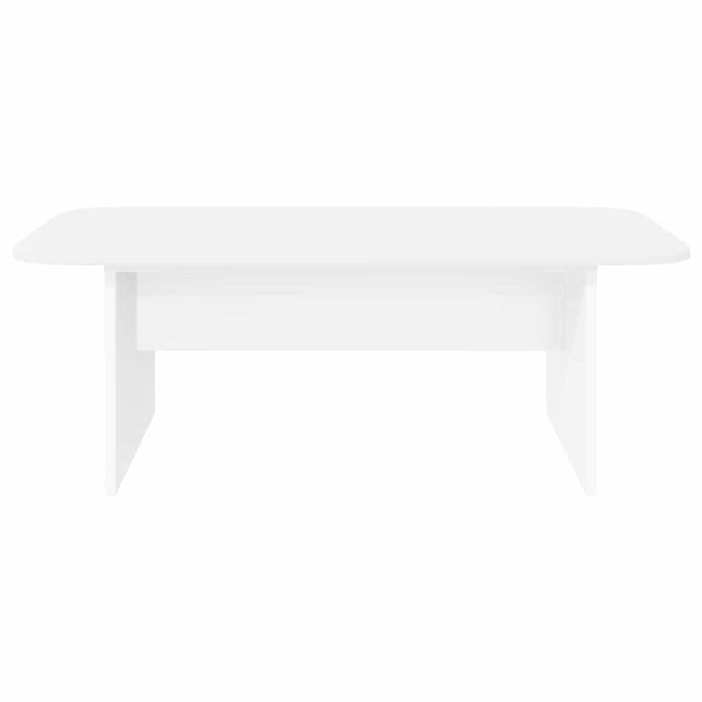 vidaXL Τραπεζάκι σαλονιού Λευκό 93 x 53 x 33 εκ Επεξεργασμένο ξύλο