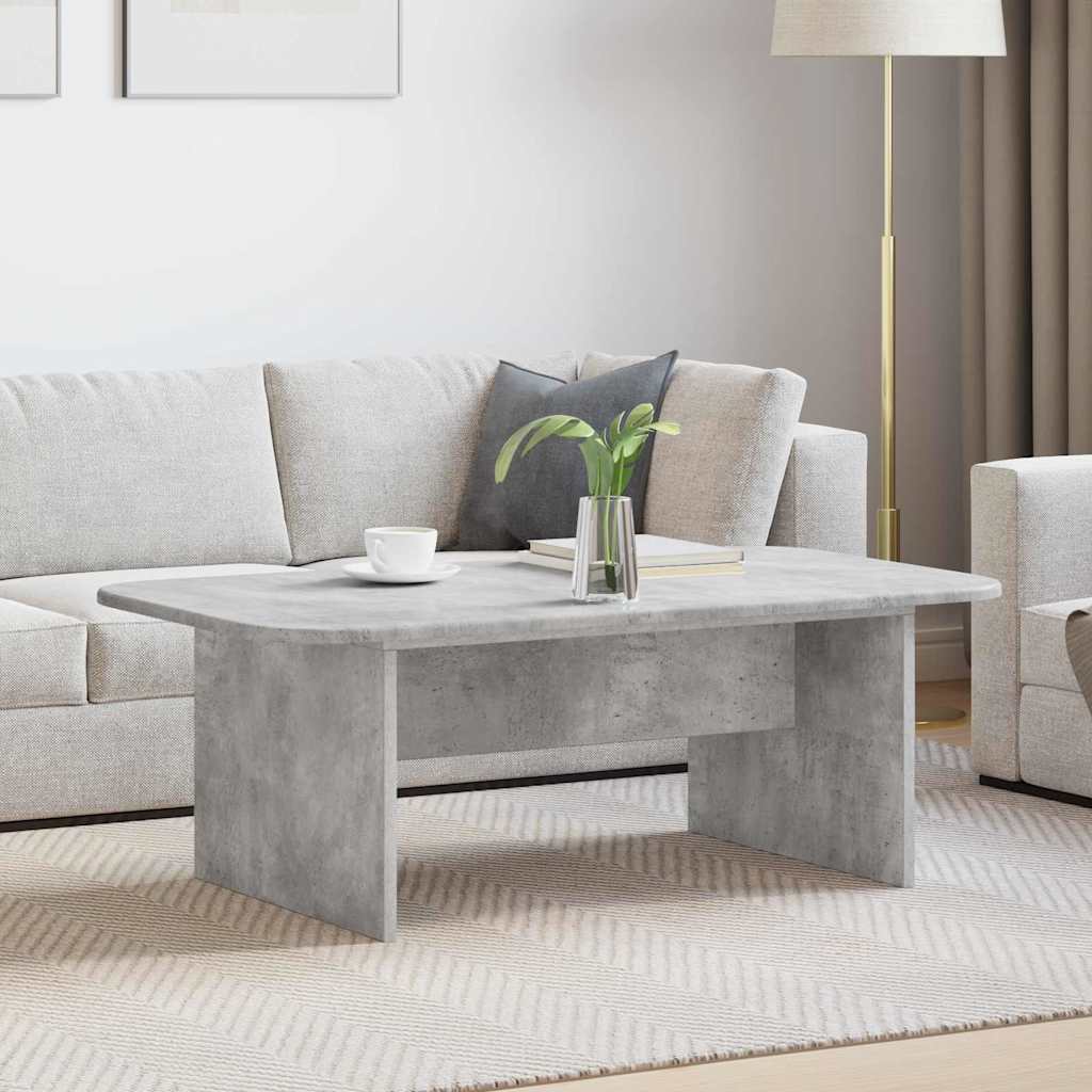 vidaXL Τραπεζάκι σαλονιού Σκυρόδεμα Γκρι 93 x 53 x 33 εκ
