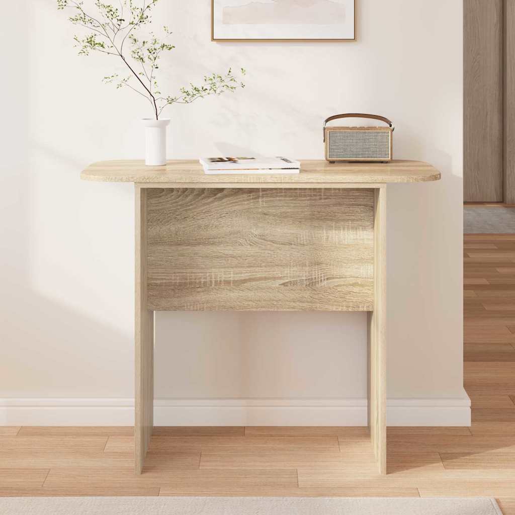 vidaXL Τραπέζι κονσόλας Δρύς Sonoma 93 x 40 x 75 εκ Επεξεργασμένο ξύλο