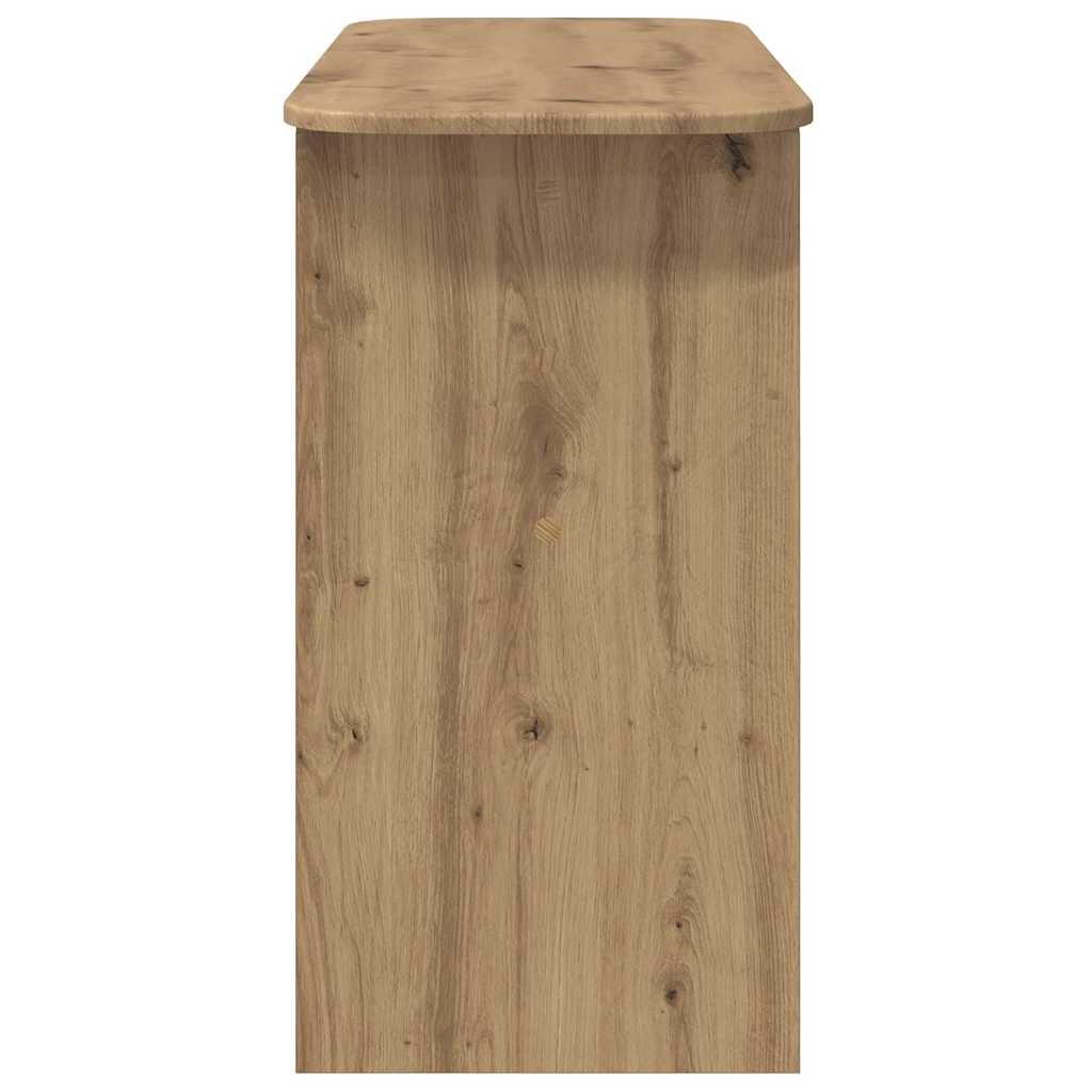 vidaXL Τραπέζι κονσόλας Artisan Oak 93 x 40 x 75 εκ Επεξεργασμένο ξύλο