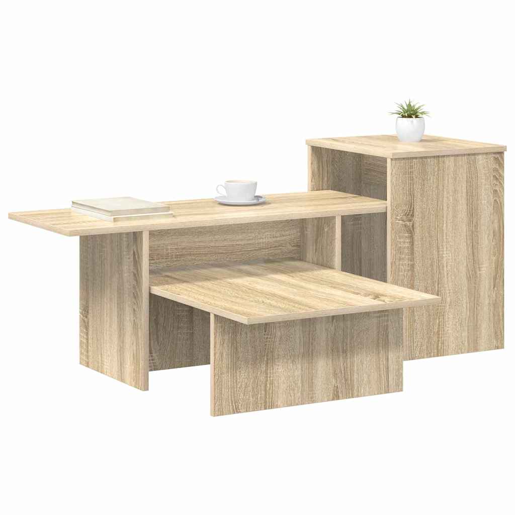 vidaXL Τραπέζι κονσόλας Δρύς Sonoma 91,5 x 35 x 38,5 εκ